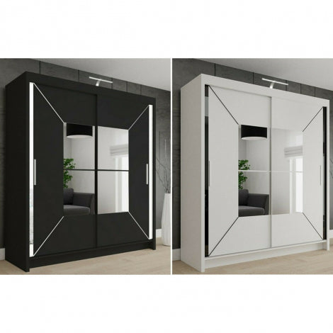 Mimi Mirrored  Door Sliding Wardrobe