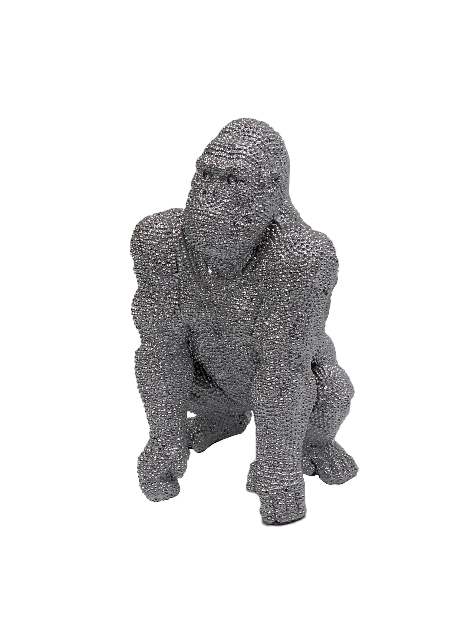 Silver Electroplated Gorilla