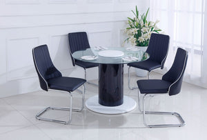 ROTANTE ROTATABLE 360° ROUND DINING TABLE AND 4 CHAIRS