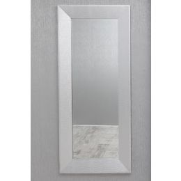 Silver Crocodile PU Wall Mirror