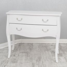 White Crocodile PU Chest Of Drawers